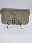 VTG Red Wing Pottery Bob White Quail Pattern 9"x5" Cheese Relish Platter
