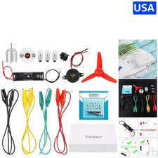 Complete Electric Circuit Motor Kit: DIY STEM Learning Fun for Ages 8+