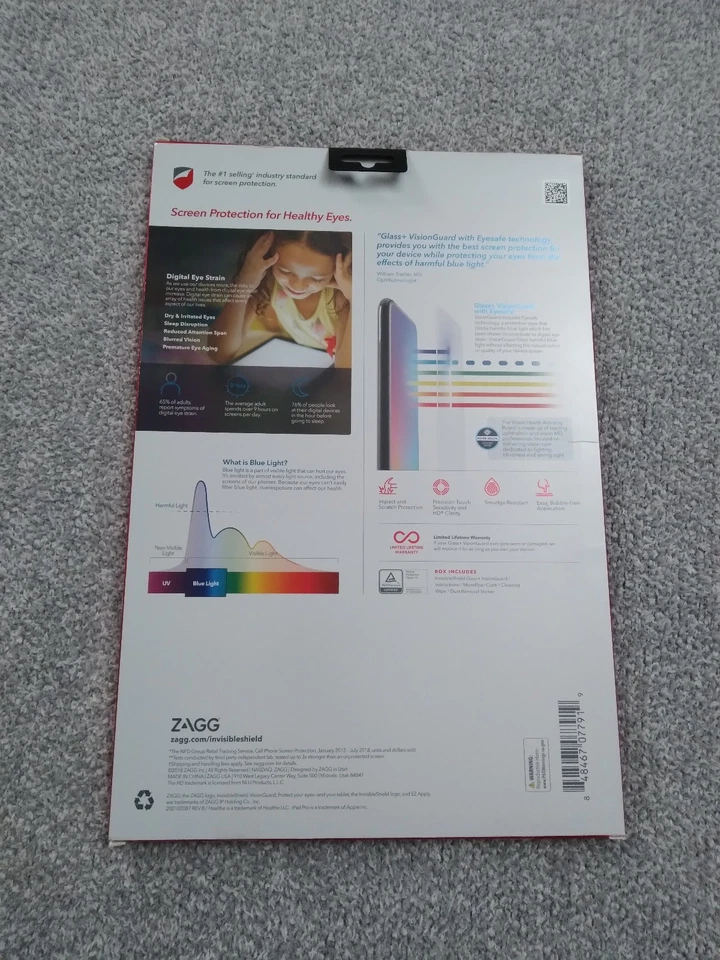 Zagg Invisible Shield for 12.9 inch iPad Pro - Image 2 of 2