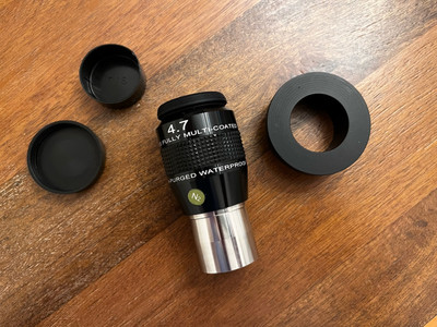 Explore Scientific 4.7mm 82° Field Argon-Purged Waterproof Eyepiece + 2  Adapter