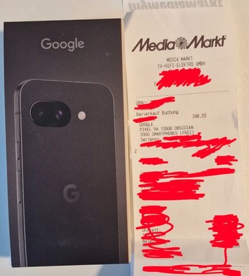 Google Pixel 9a 128GB   NEU   VERSIEGELT   KASSENBON   VERSANDKOSTENFREI  