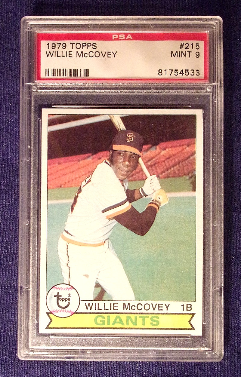 1979 Topps Willie McCovey #215 PSA 9 Mint Condition