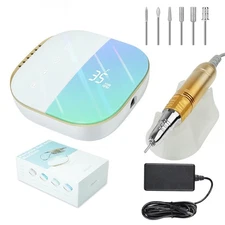 Electric Nail Drill File Manicure Pedicure Portable Machine w/ LCD Touch Screen