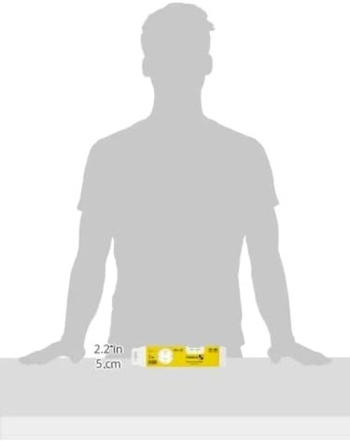 25cm Magnetic Torpedo Level with Vials Heavy Duty Metal Tool - Image 4 of 4