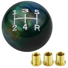 5 Speed Shifter Handle Shift Knob Ball Car Gear Lever Stick Replacement Green