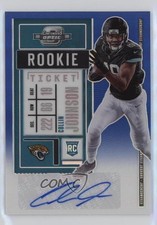 2020 Contenders Optic Rookie Ticket Blue Prizm 31/99 Collin Johnson Auto 1fc4