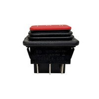 Zc KRS4-203 3-Positionen-Wippschalter 250V 16A 6Pin Kippschalter Schalter Rot