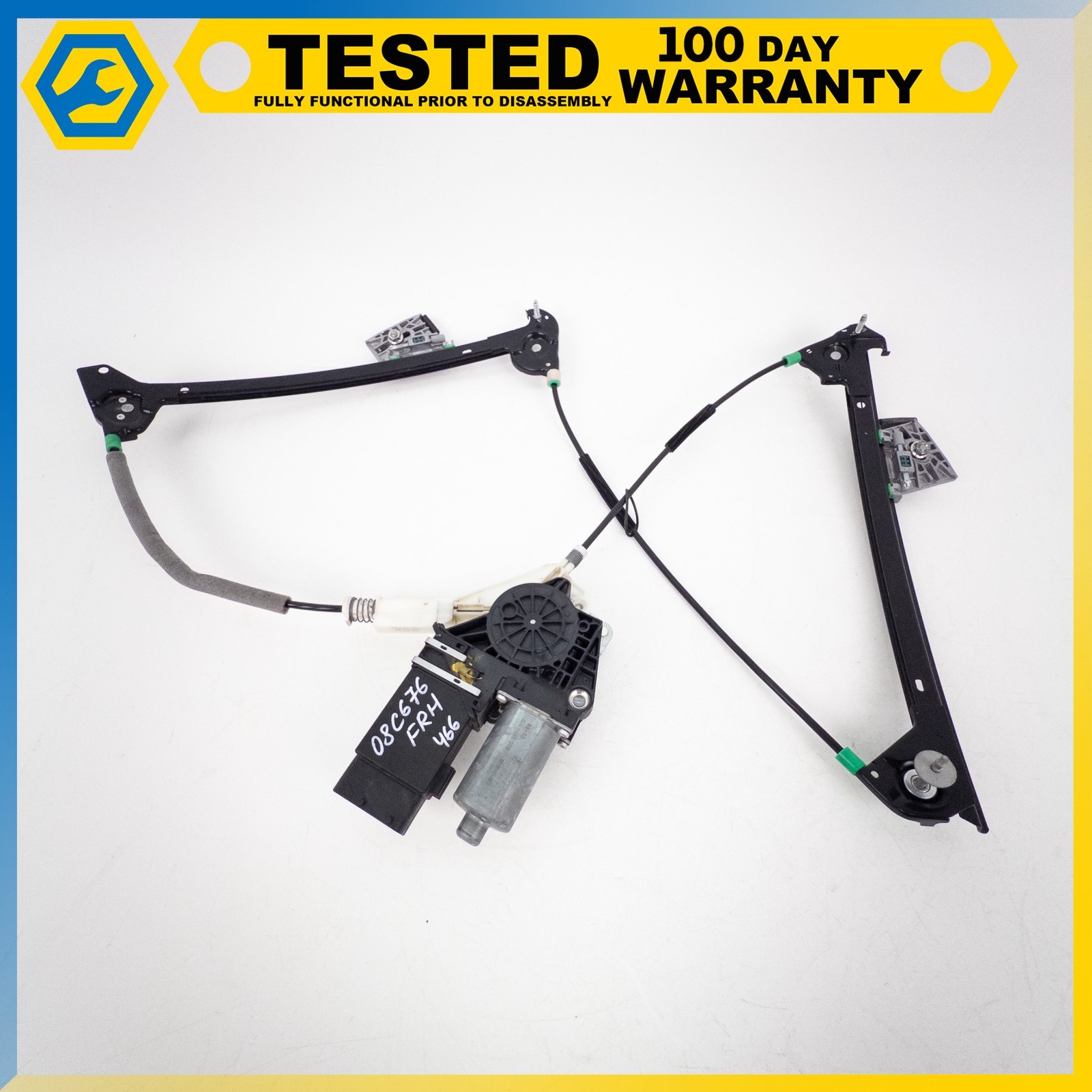 05-13 CHEVROLET CORVETTE C6 FRONT RIGHT POWER WINDOW REGULATOR MOTOR ASSEMBLY OE