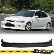 Fits 99-00 Honda Civic CS Style Front Bumper Lip Spoiler Bodykit Unpainted PU