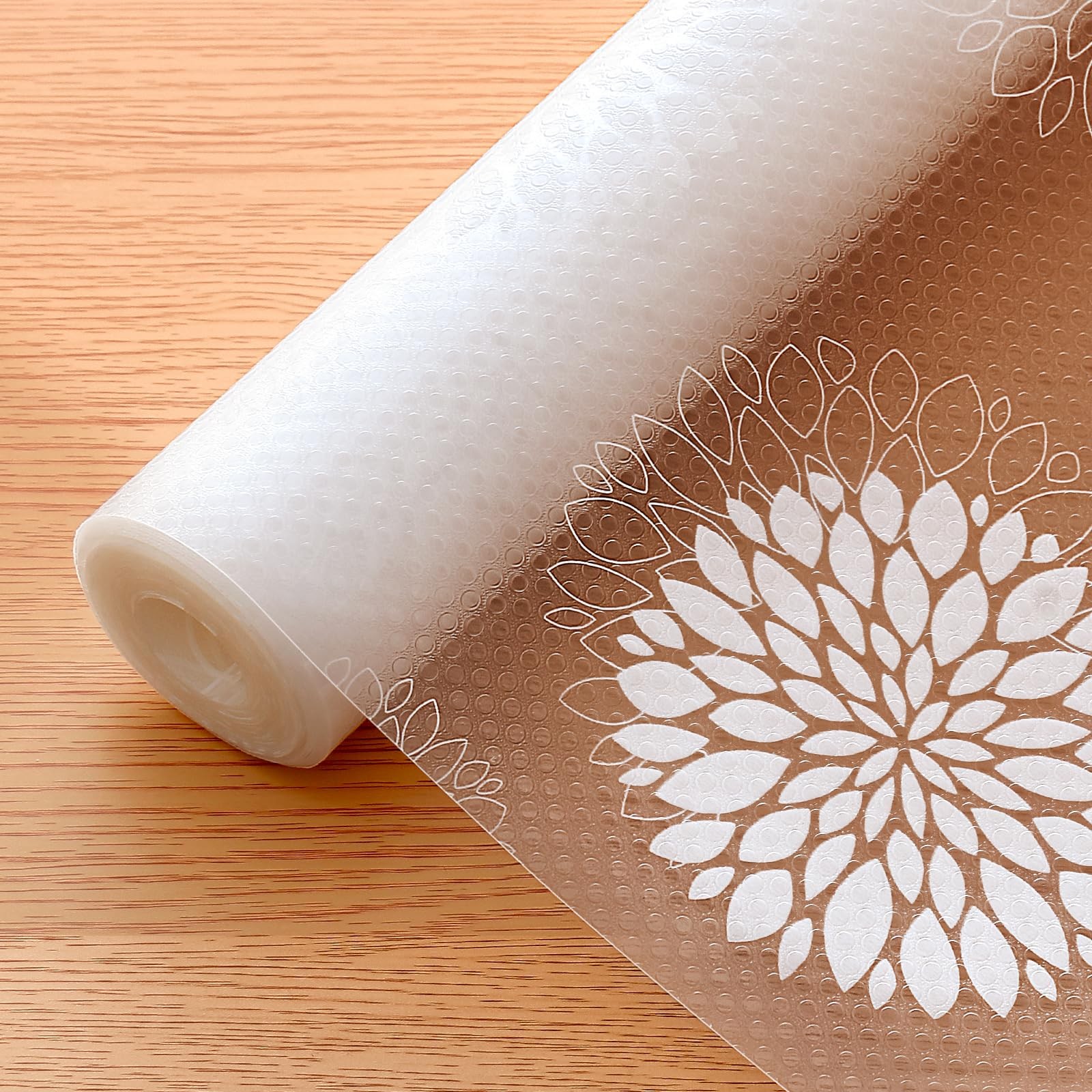 Shelf Liners for Kitchen Cabinets Waterproof & Oil-Proof Kitchen Cupboard Mat...