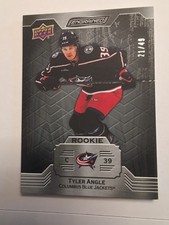 2023-24 Upper Deck Engrained Rookies Tyler Angle #163 Ebony /49 (RC)