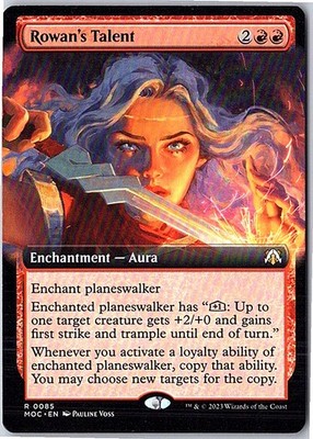 Rowan's Talent (Extended Art) Commander: March of the Machine 85 Near Mint