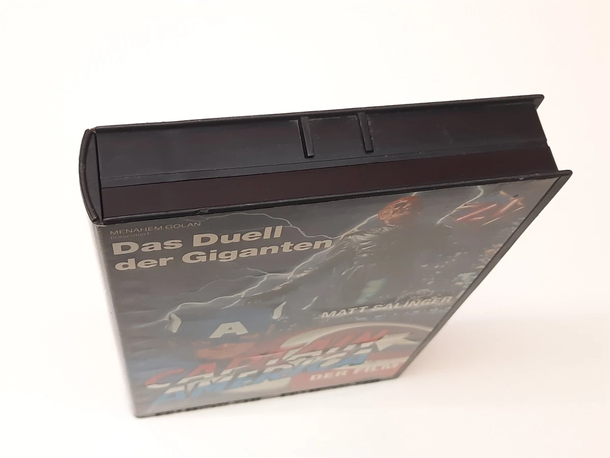 Captain America - Der Film 1990 VHS German PAL Video Hartbox Albert Pyun