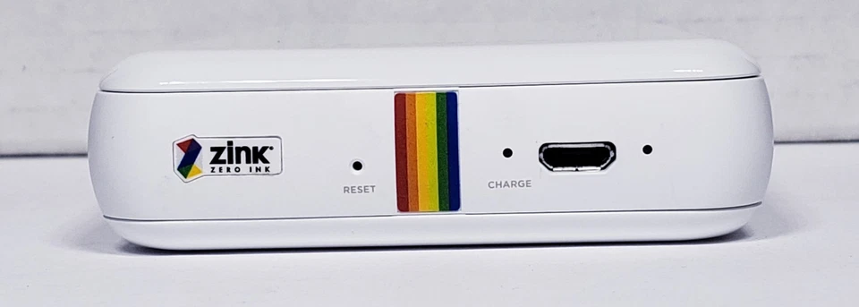 Zink Polaroid ZIP Wireless Mobile Photo Mini Printer White Untested - Image 3 of 4