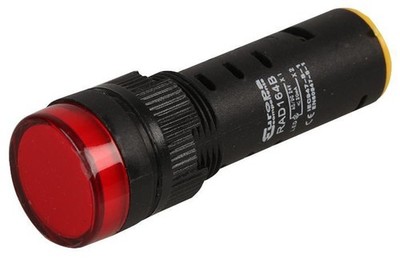 EUROPA - Pilot Lamp, 16mm, 230V, Red