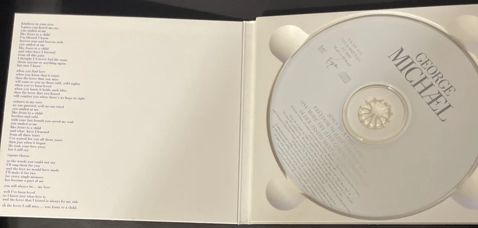 George Michael 💿 Jesus to a Child Maxi CD MCD Single - Bild 2 von 3