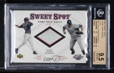 2001 Sweet Spot Game-Used Bases Level 1 Roger Clemens Mike Piazza BGS 9.5 0x3f