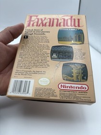 Faxanadu Nintendo NES 100% Complete CLEAN BOX AUTHENTIC - Tested CIB