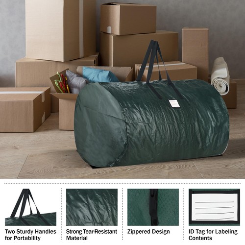 Bolsa de almacenamiento para árboles de Navidad - Bolsa de lona para árboles artificiales de 7 pies - Proteger... - Imagen 3 de 5