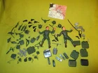 2 Vintage Marx 6" U.S. Army Soldiers With Lots Of Combat Accessories