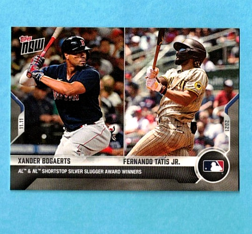 2021 Topps Now OS30 Xander Bogaerts / Fernando Tatis Jr.