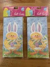 2 NEW 20pcs Each Paper Easter Treat Bags 6 Designs 4.5 X 9 U-56