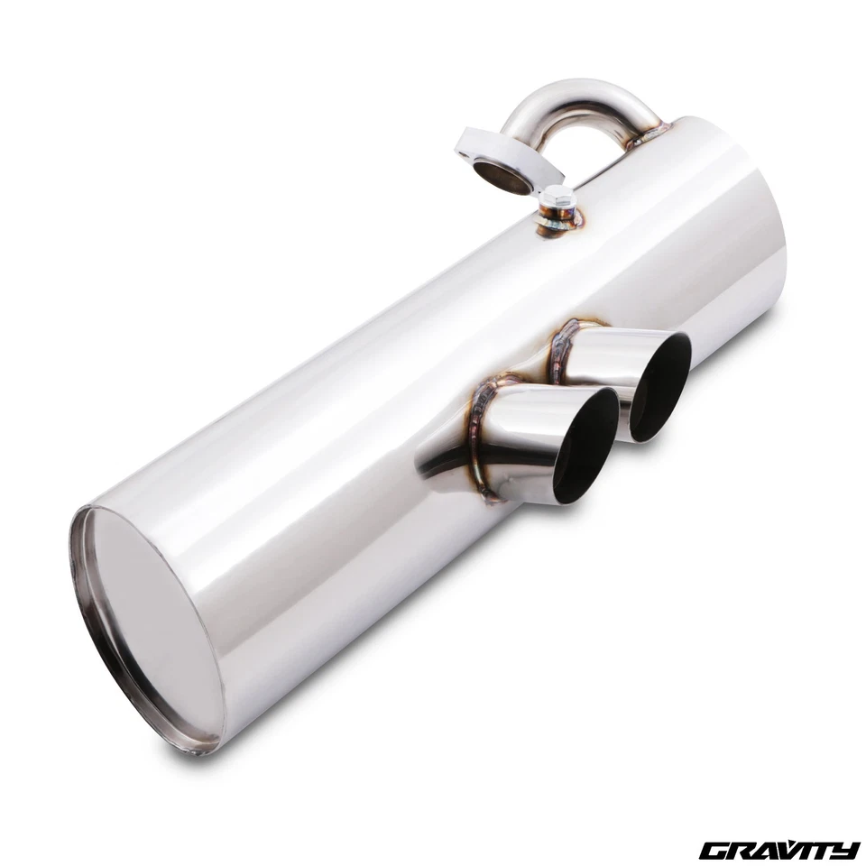 EDELSTAHL DEKAT AUSPUFF BACK BOX SCHALLDÄMPFER FÜR SMART FORTWO 450 0.6 0.7 98-07 - Bild 2 von 4