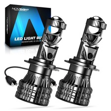 Novsight H7 Led Bulb Headlight High Low Beam Projector Lens Conversion Kit 6500k