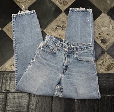 Vintage Levis 550 Relaxed Fit Tapered Light W...