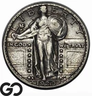 1929-S Standing Liberty Quarter, Better Date Denver Issue, XF+