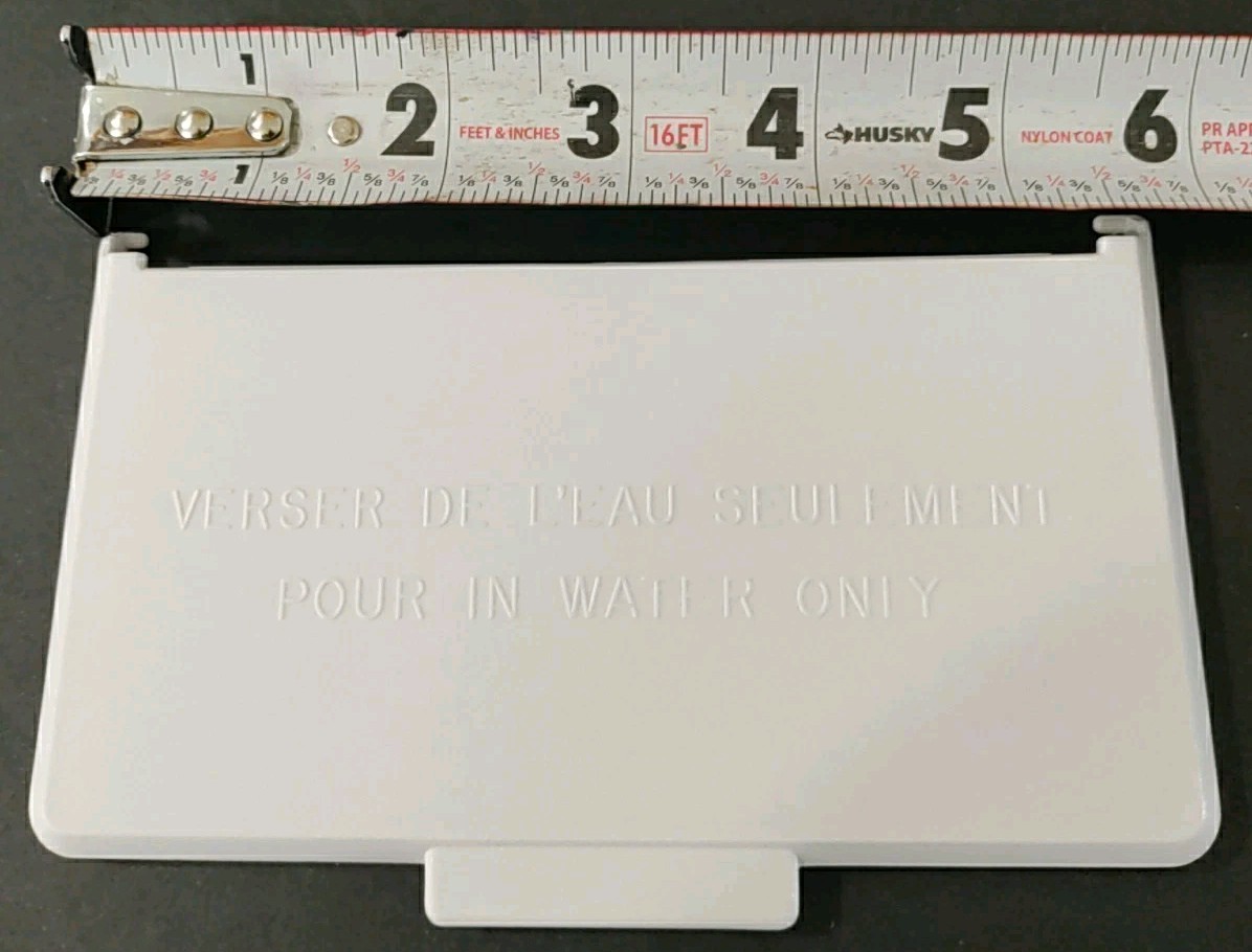 Water Tank Lid White Replacement Part Oem Cover