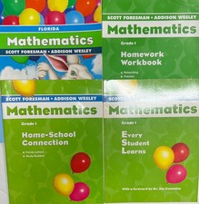 Grade 1 Scott Foresman Math Bundle Homeschool 1st Curriculum Lot