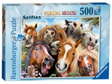 NEW Ravensburger 500 Pieces Jigsaw Puzzle 9 Ages Horsing Around