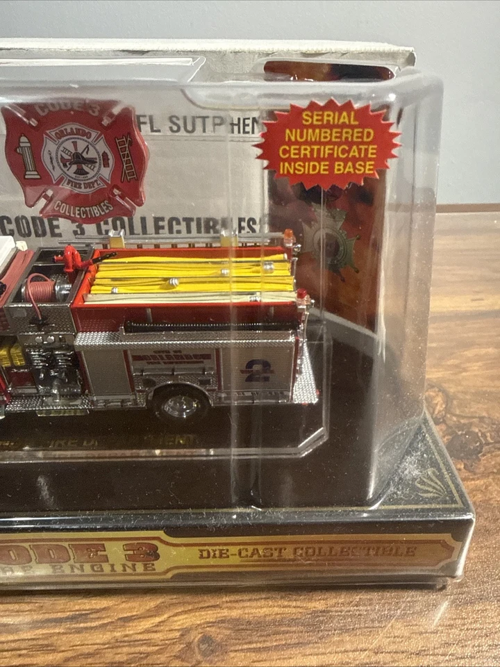 Code 3 Collectables - Sutphen Pumper 1/64 Scale Orlando Florida Code 3 New - Image 4 of 4