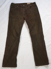 Orvis Pants Mens 36x34 Olive Corduroy 5 pocket pants