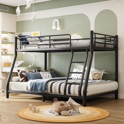 Metal Twin Over Full Size Bunk Bed for Adults & Kids,Twin Over Full Bunk Beds,