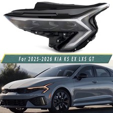 For 2025 2026 Kia K5 EX LXS GT LH Left Side LED Headlight Assembly 92101L2550