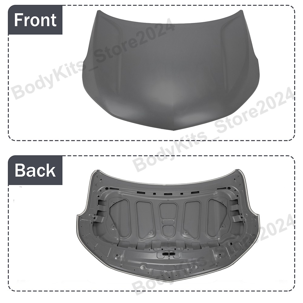 Primed Steel Hood Panel For 2018 2019 2020-2024 Chevrolet Equinox