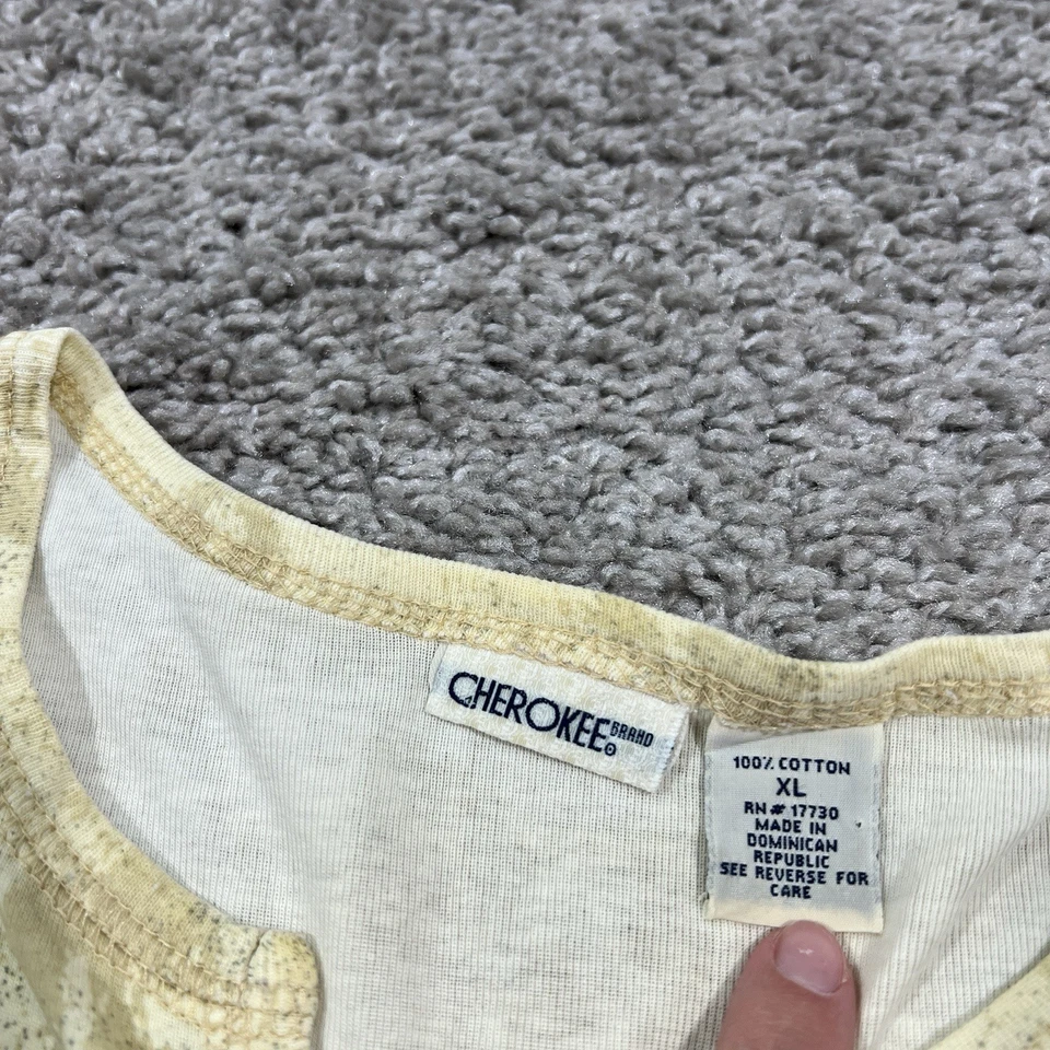 Vintage Cherokee Floral Top Flare Sleeve Y2K Whimsy Fairy Grunge Womens XL - Image 4 of 4