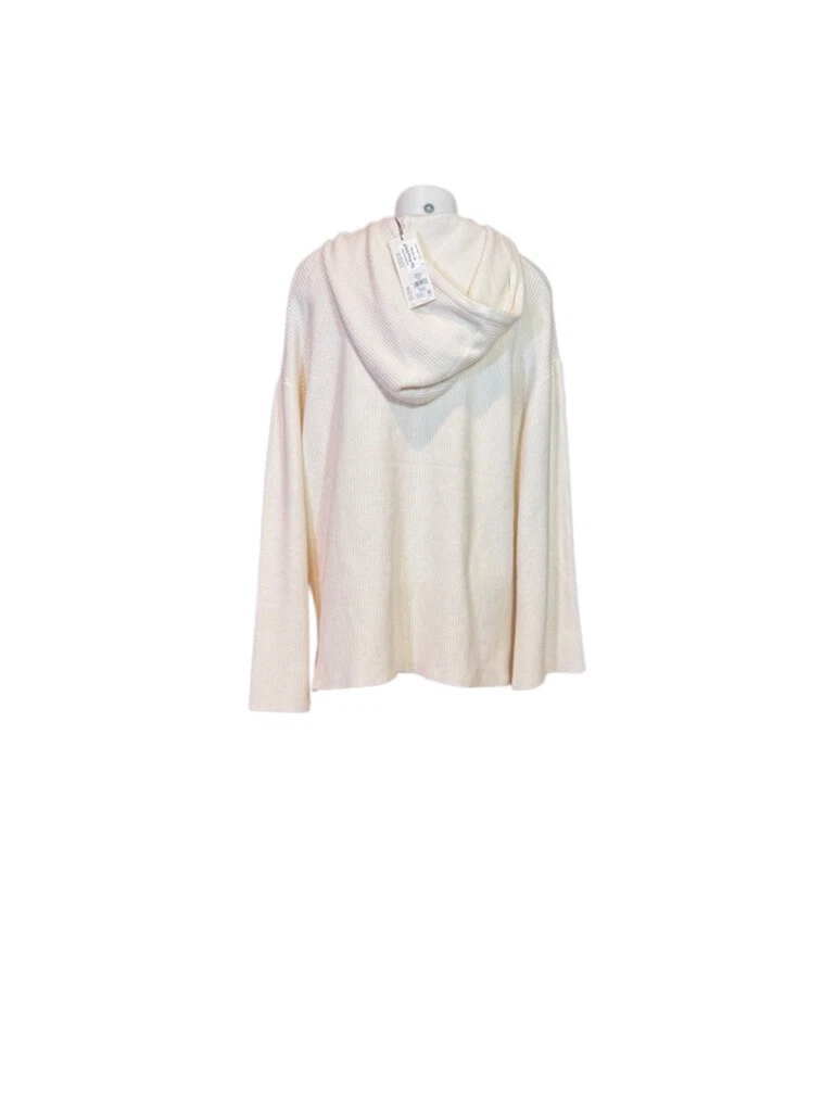OFF WHITE Felpa donna con cappuccio Calia avorio taglia L