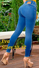 Colombian Women Butt-Lifting Jeans PUSH UP - PANTALONES 100 LEVANTA COLA MUJER.