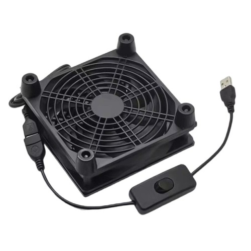 120mm USB Cooling Fan with for Home Office Electronic Device Ventilation - Afbeelding 16 van 16