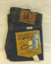 NOS Vintage 1/79 Childrens DEE CEE Straight Leg Western Jeans, Sz 2, W 21, L 13