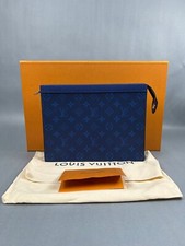 Amazing  Louis Vuitton Pochette Voyage Monogram Taigarama MM