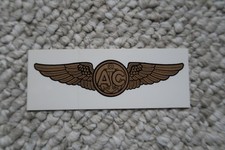 AIR CREW WING NAVY 4 ea DECALS 4 3/8" x 1 1/2"