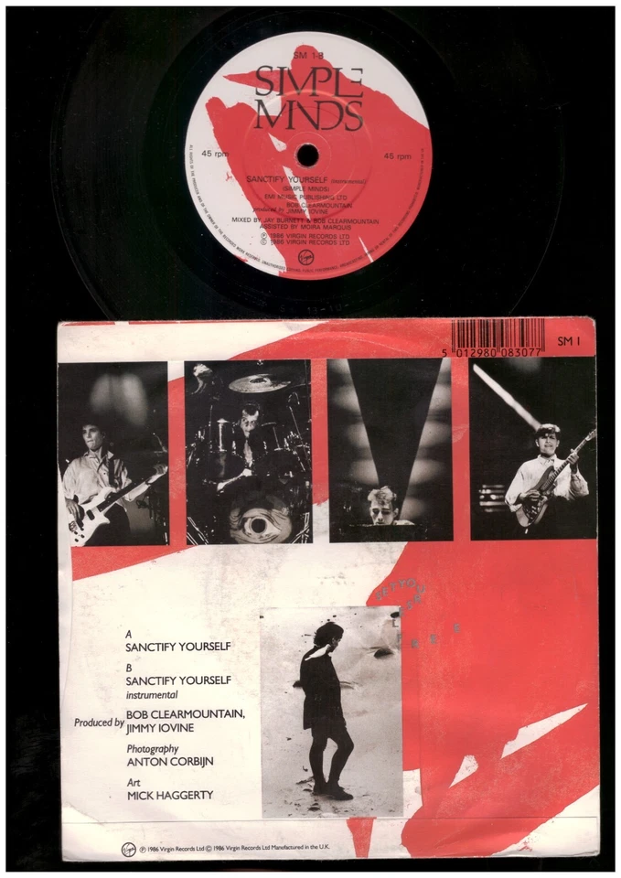 Simple Minds 4 x 7 Inch Vinyl Singles Paket 1 - Bild 3 von 4