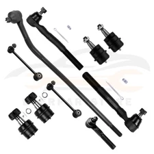 10x Drag Link Front Ball Joints Tie Rod Sway Bar Fit For 2007-2017 Jeep Wrangler