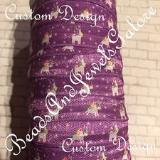 Unicorn foe unicorn elastic unicorn hair ties unicorn foe Lularoe unicorn- 5/8