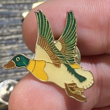 Vintage Flying Duck Lapel Pin Hat Jacket Vest EUC K477