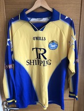 Maillot domicile Bangor FC 1999 2000 manches longues *PORTÉ MATCH* Irlande du Nord - Large